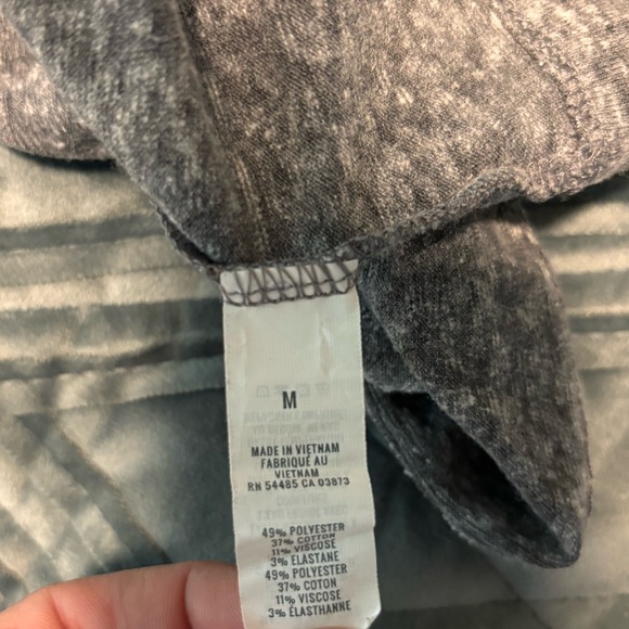 Aerie cut-out front knot dress, marle grey, size medium - Picture 10 of 11